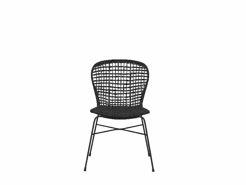 Set 2ks. jídelních židlí Elfers (černá)