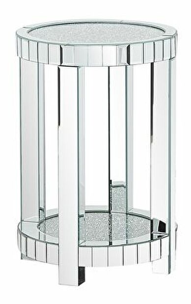 Příruční stolek ARAPO (stříbrná)