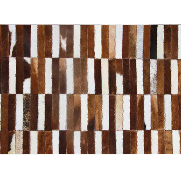 Kožený koberec 141x200 cm Kazuko Koza typ 5