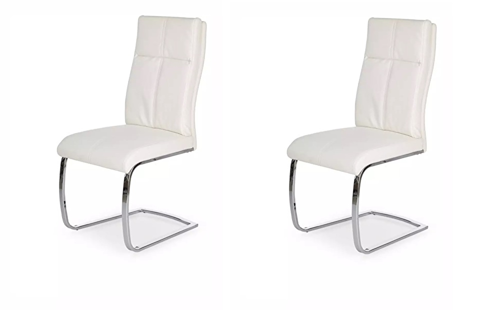 Set 2 ks. jídelních židliček Latady (bílá) *výprodej
