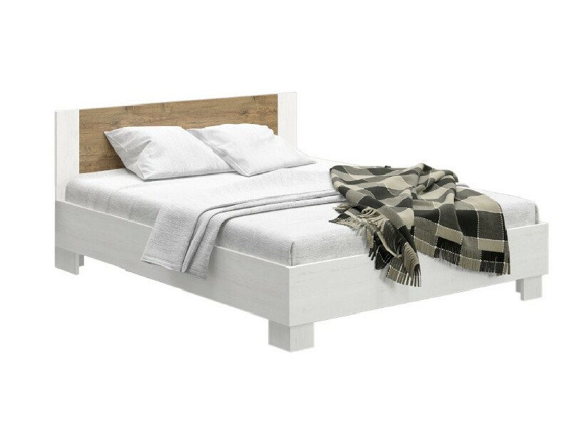 Manželská postel 180 cm Markos (borovice anderson + dub) (s roštem) *výprodej