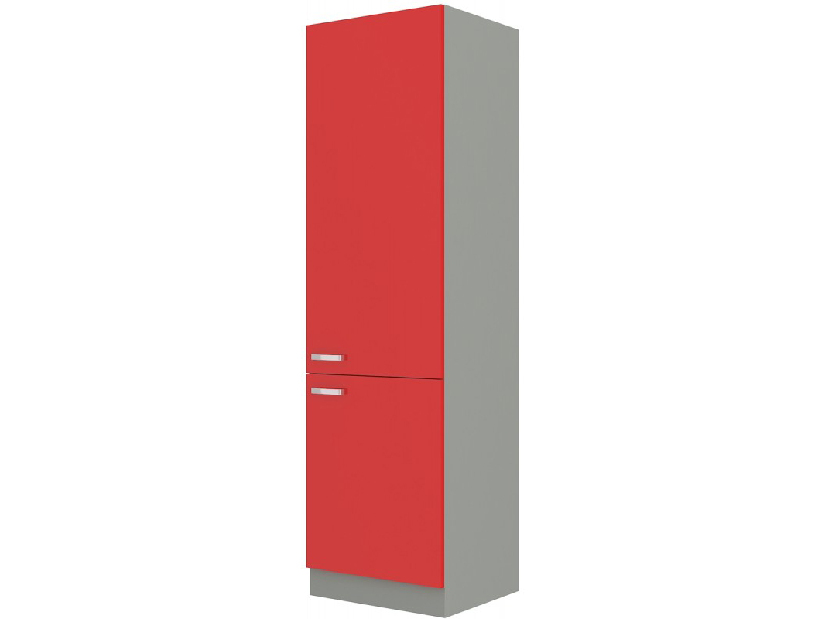 Potravinová kuchyňská skříňka Roslyn 60 DK 210 2F (červená + šedá) *výprodej