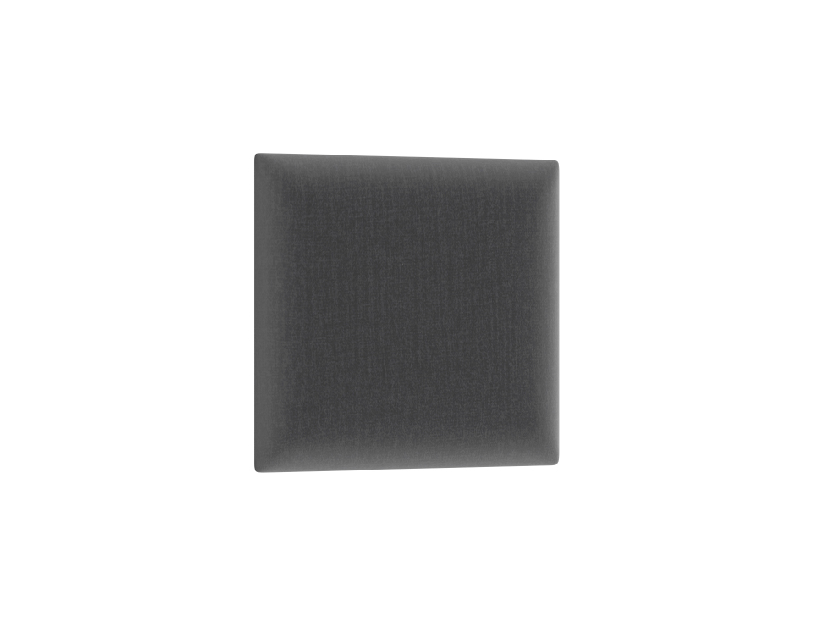 Čalouněný panel Quadra 30x30 cm (tmavě šedá)