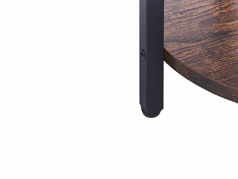 Příruční stolek Taylen (tmavé dřevo)