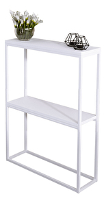 Konzolový stolek Mattel (bílá + bílá)