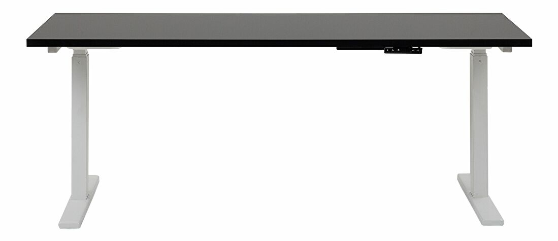 Psací stůl UPPER II (180 x 80 cm) (MDF) (černá) (el. nastavitelný)