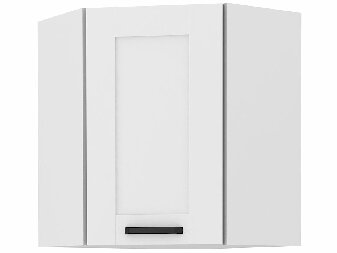 Horní rohová kuchyňská skříňka Lucid 58 x 58 GN 72 1F (bílá + bílá)