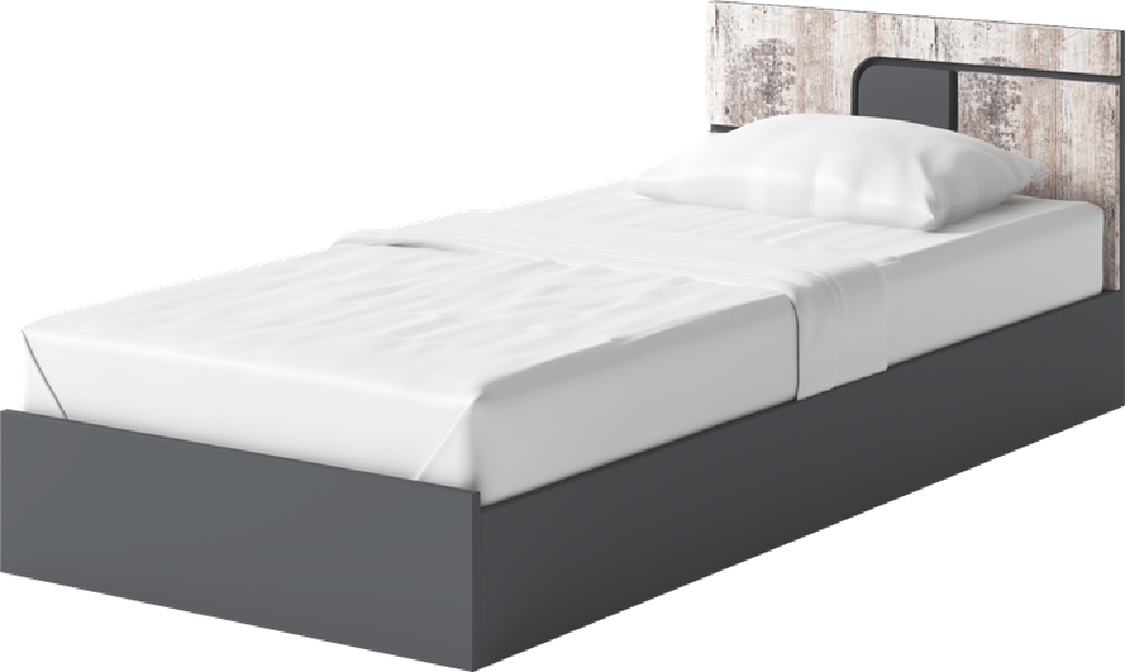 Jednolůžková postel 90 cm Oslo OS-11 (s matracem)