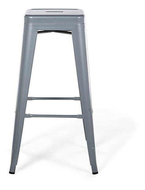 Barová židle Cabriot 76 (stříbrná)