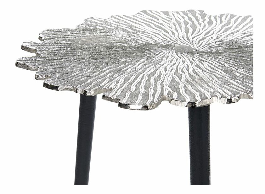 Příruční stolek Puhhi (stříbrná)
