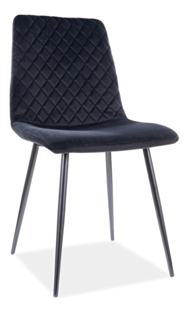 Jídelní židle Isaac (černá + černá)