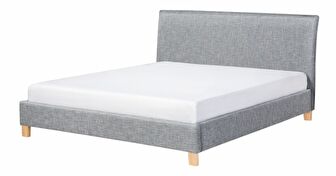 Manželská postel 180 cm SANCHEZ (s roštem) (šedá)
