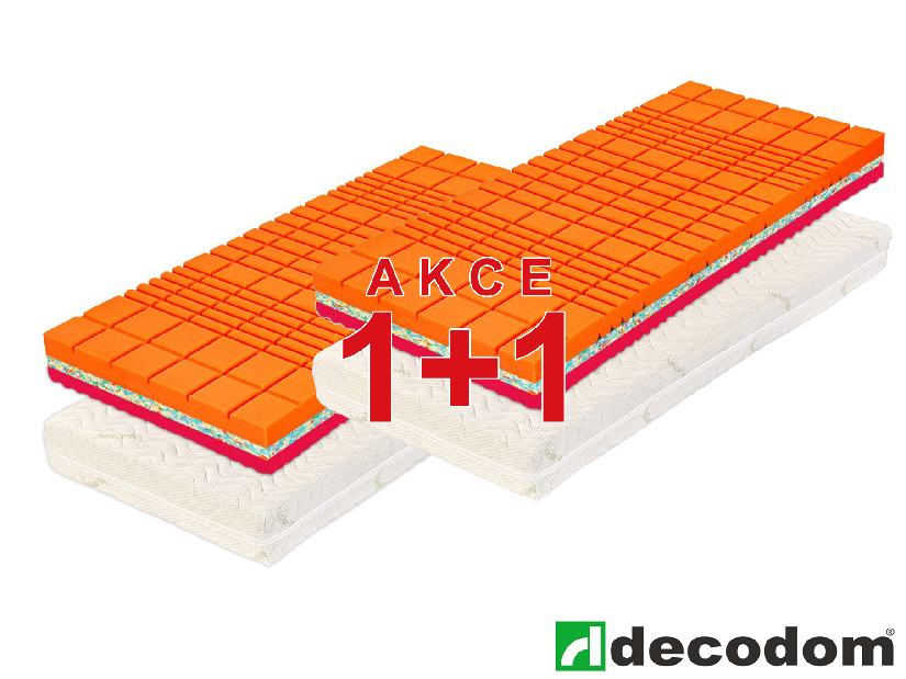Pěnová matrace Decodom Lagos 200x90 cm (T4) *AKCE 1+1