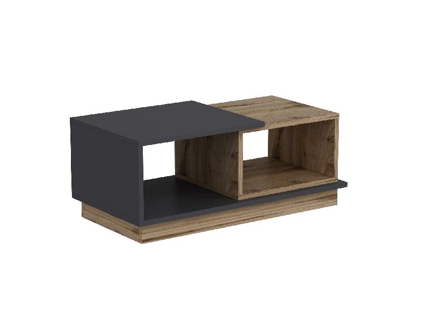 Konferenční stolek Concept (antracit + dub)