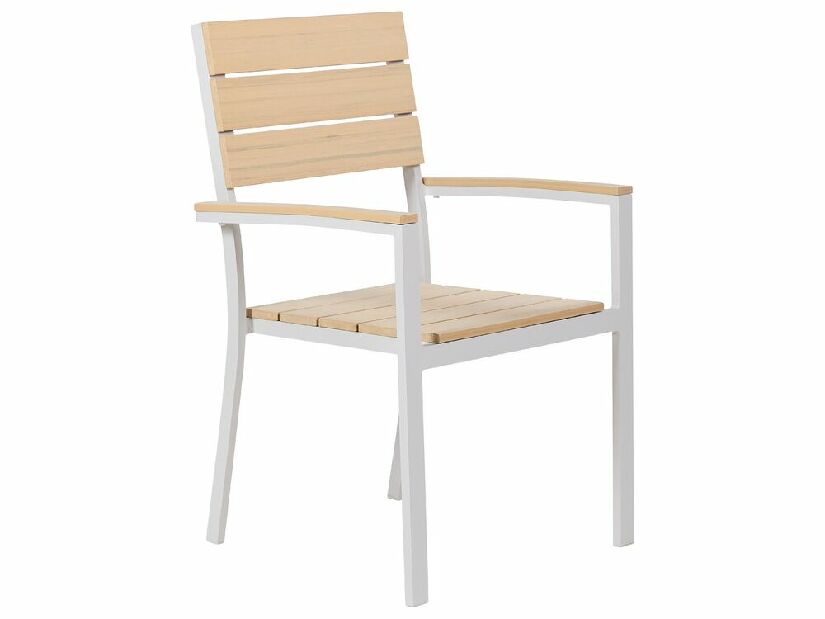 Set 6 ks zahradních židlí Combo (světlé dřevo)