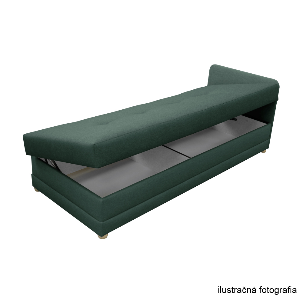 Jednolůžková postel (válenda) 80 cm Rinok (šedá) (s úl. prostorem)