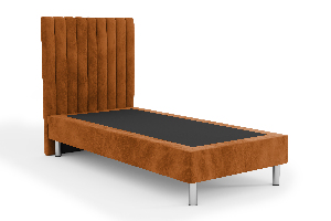 Čalouněná postel 90x200 cm Amby (oranžová)