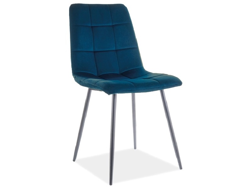 Jídelní židle Marlana (námořnická modrá + černá)