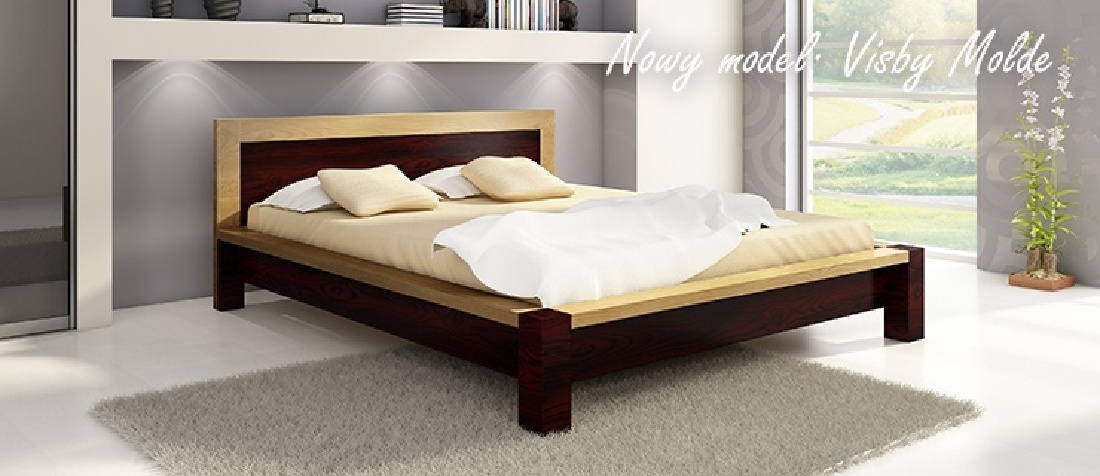 Manželská postel 200 cm Naturlig Fjaerland (buk)