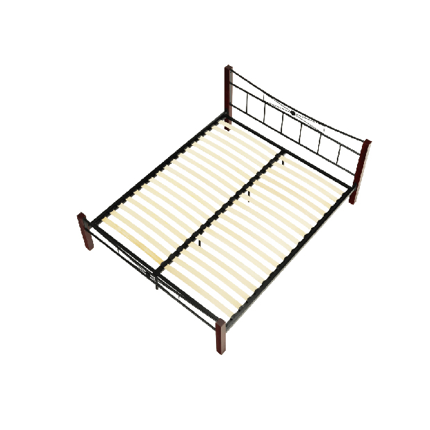 Manželská postel 140 cm Pearly (s roštem)