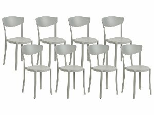  Set 8 ks jídelních židlí Valkyrja (světle šedá)