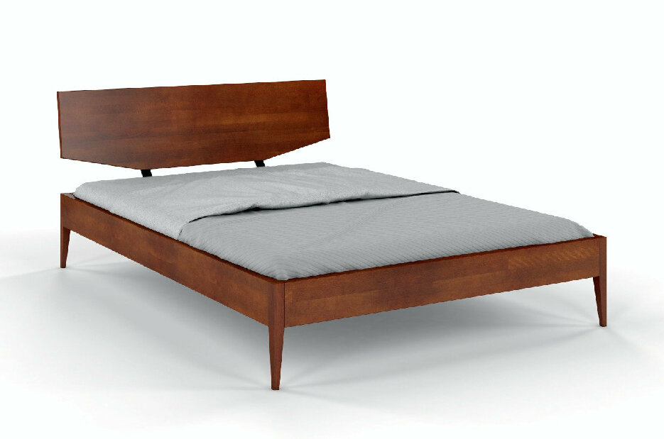 Manželská postel 180 cm Scandinavian (bez roštu a matrace) (ořech)