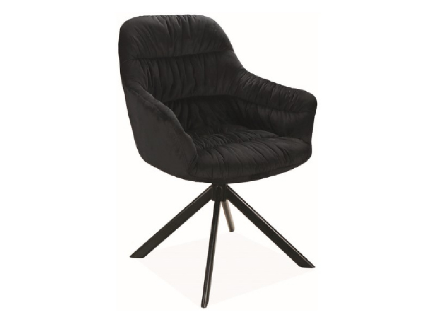 Jídelní židle Ami (černá + černá)