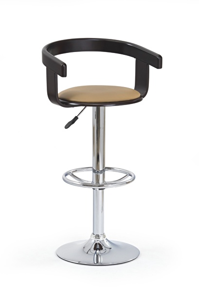 Barová židle H-8 Wenge + Coffee