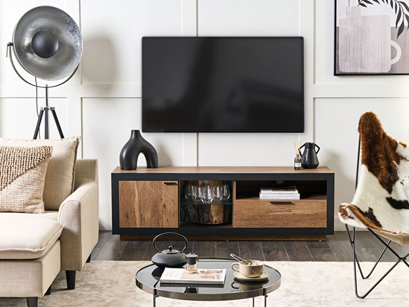 TV stolek/skříňka Marza (světlé dřevo)