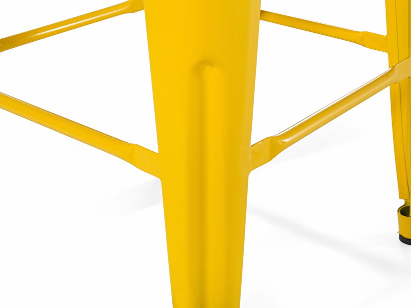 Set 2ks. barových židlí 60cm Cabriot (žlutá)