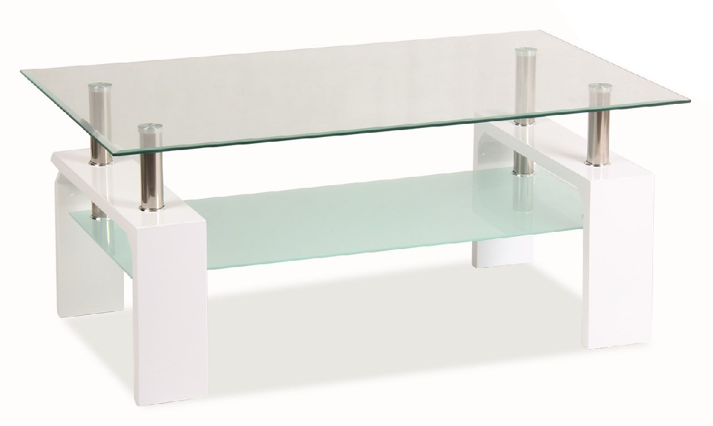 Konferenční stolek LISA BASIC Bílá