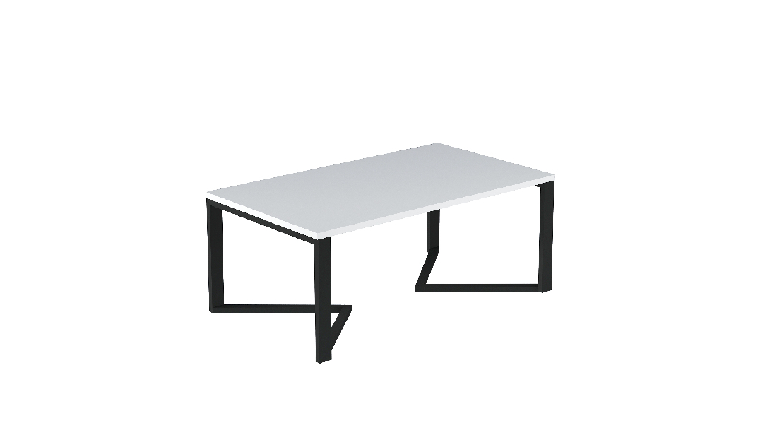 Konferenční stolek Ganvo (bílá)
