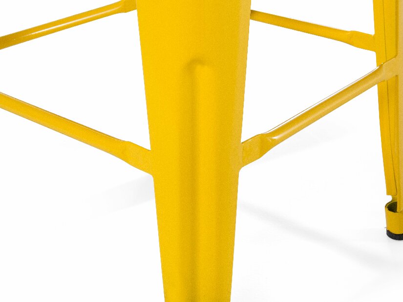 Set 2ks. barových židlí 76cm Cabriot (žlutá)