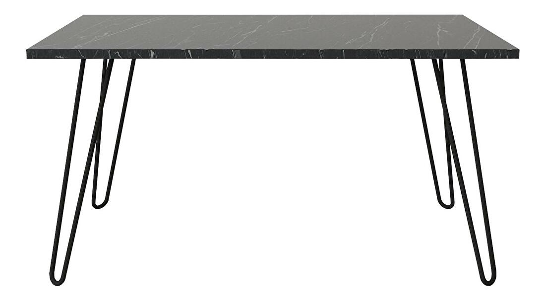 Konferenční stolek Dario (mramor + černá)