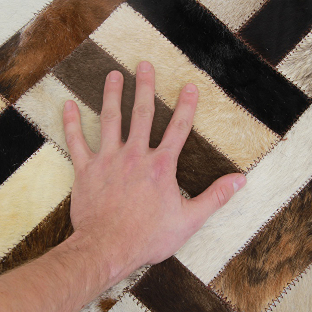 Kožený koberec 70x140 cm Koza typ 2