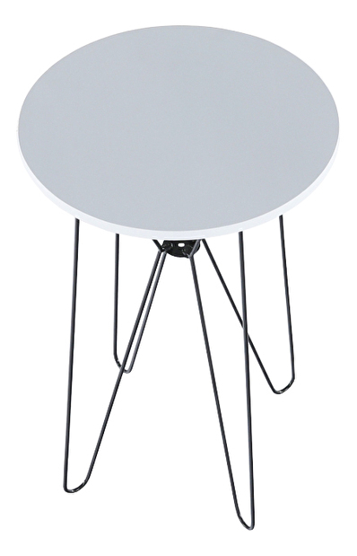 Příruční stolek Asity (bílá)
