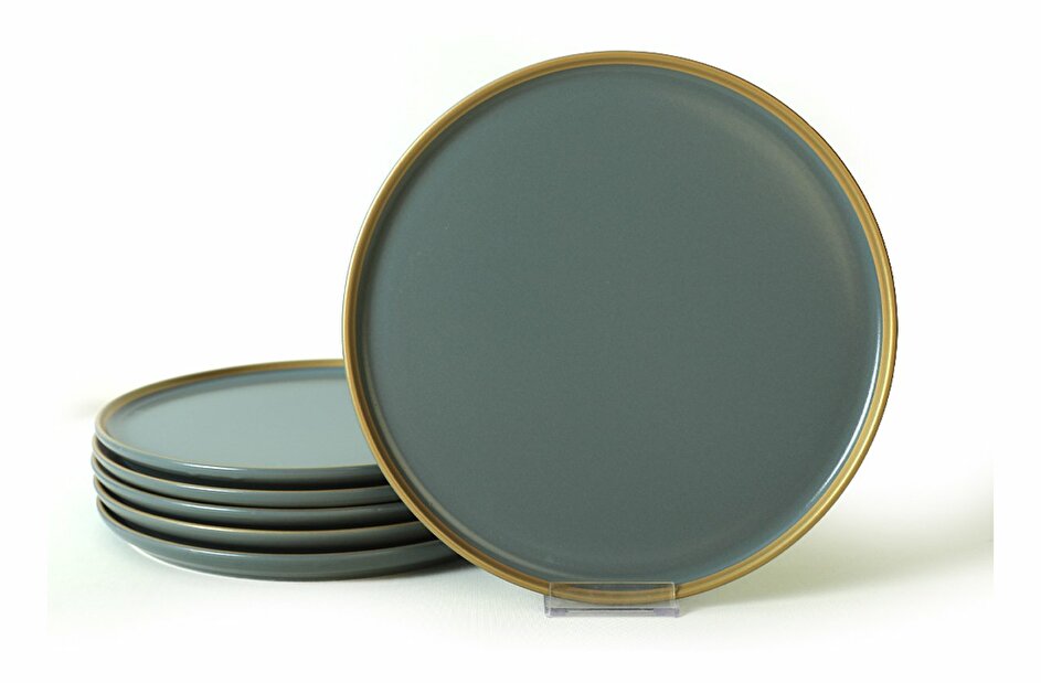 Sada mělkých talířů (6 ks.) Plates (zelená)