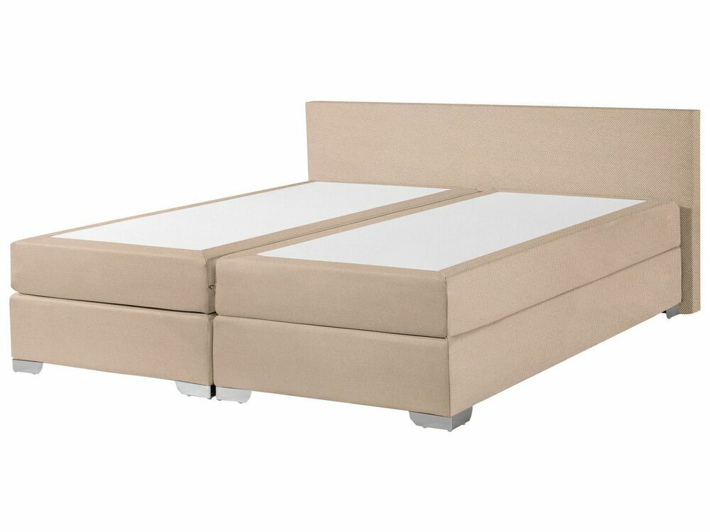 Manželská postel Boxspring 180 cm PREMIER (s matracemi) (béžová)