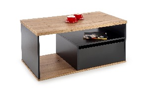 Konferenční stolek Perenna (dub wotan + černá)