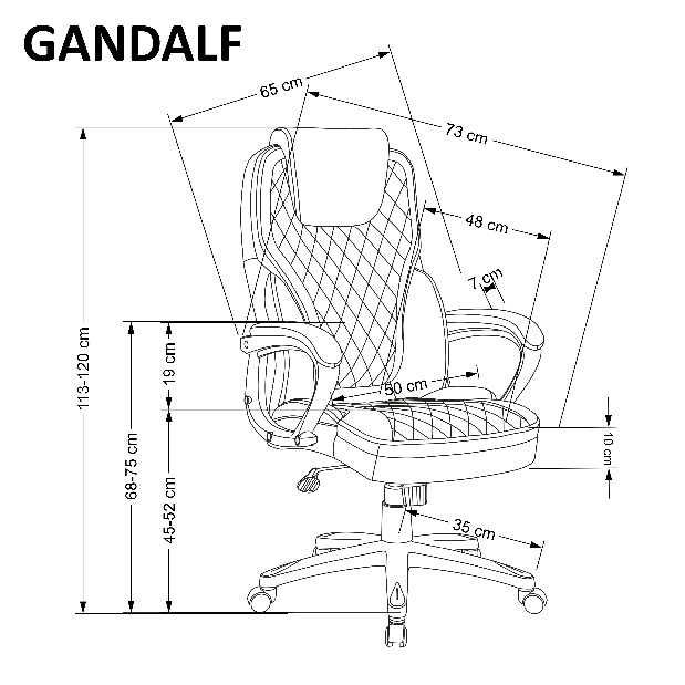 Kancelářská židle Gandy