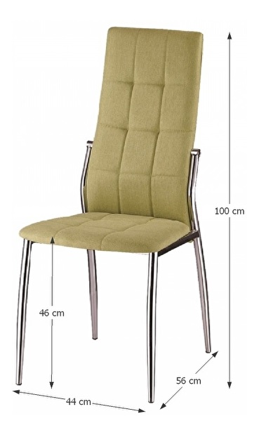 Jídelní židle Adora (zelená)