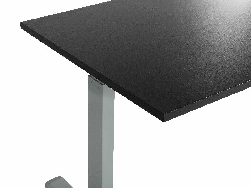 Psací stůl Upgo (černý šedý) (elektricky nastavitelný)