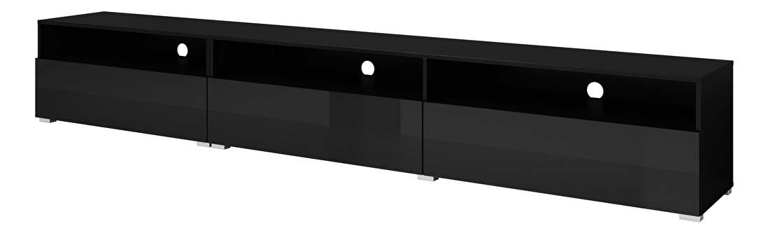 TV stolek Alease Typ 40 (černá + lesk černý)