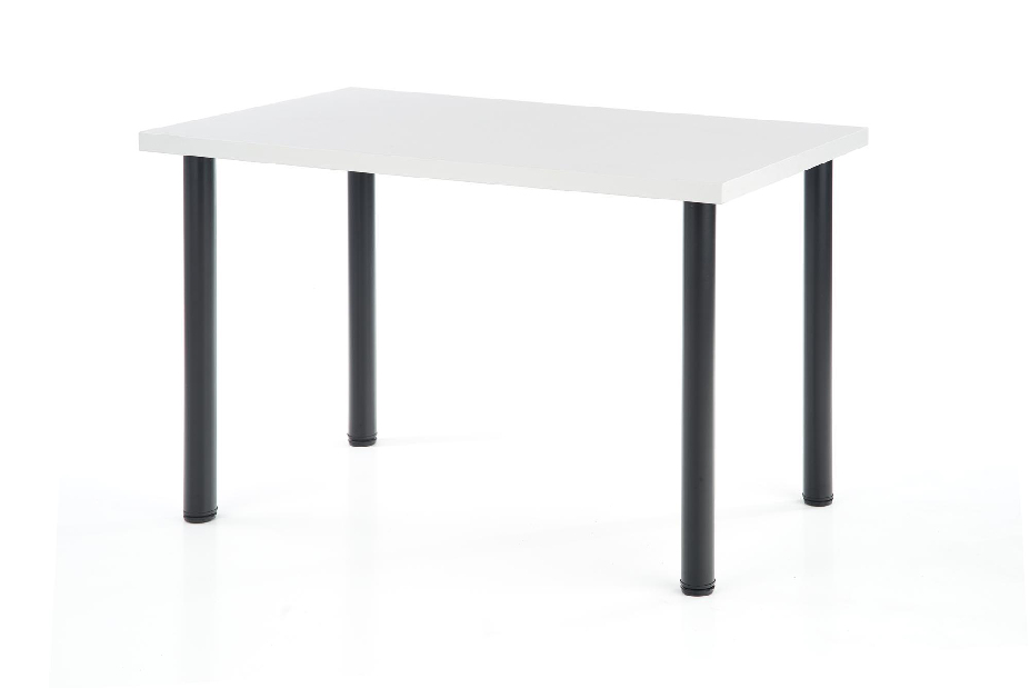 Jídelní stůl Maxom (bílá + černá) (pro 4 osoby)