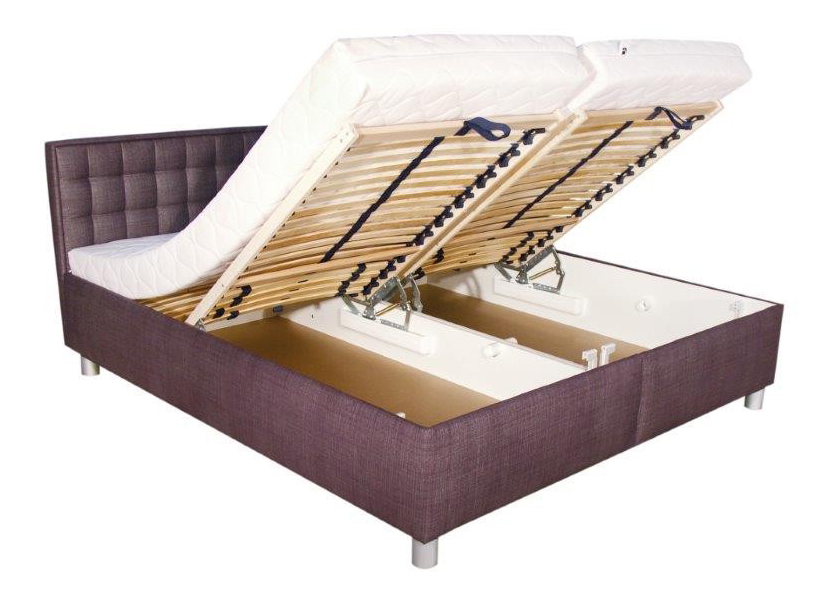 Manželská postel 180 cm Blanář Bobby (s rošty a matracemi)