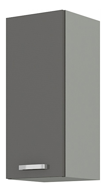 Horní kuchyňská skříňka Gonir 30 G 72 1F (šedá + šedá)