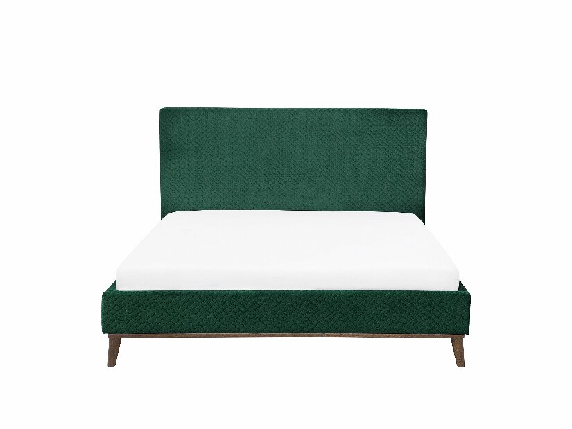 Manželská postel 180 cm BARON (s roštem) (zelená)