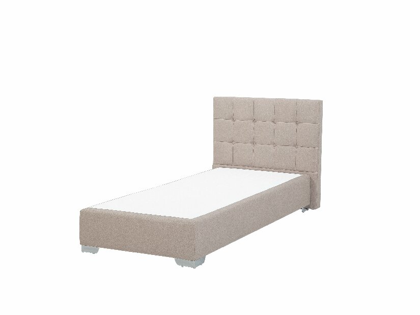 Jednolůžková postel Boxspring 90 cm ADIR (s matrací) (béžová)
