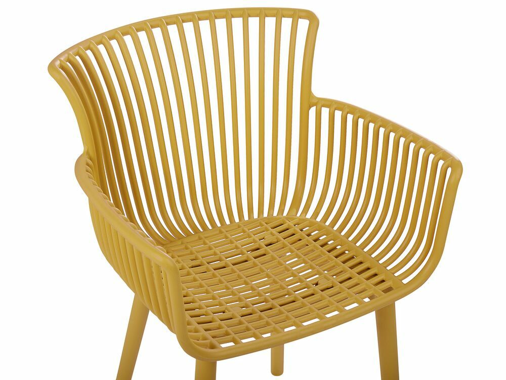 Set 4 ks jídelních židlí Pexeso (žlutá)