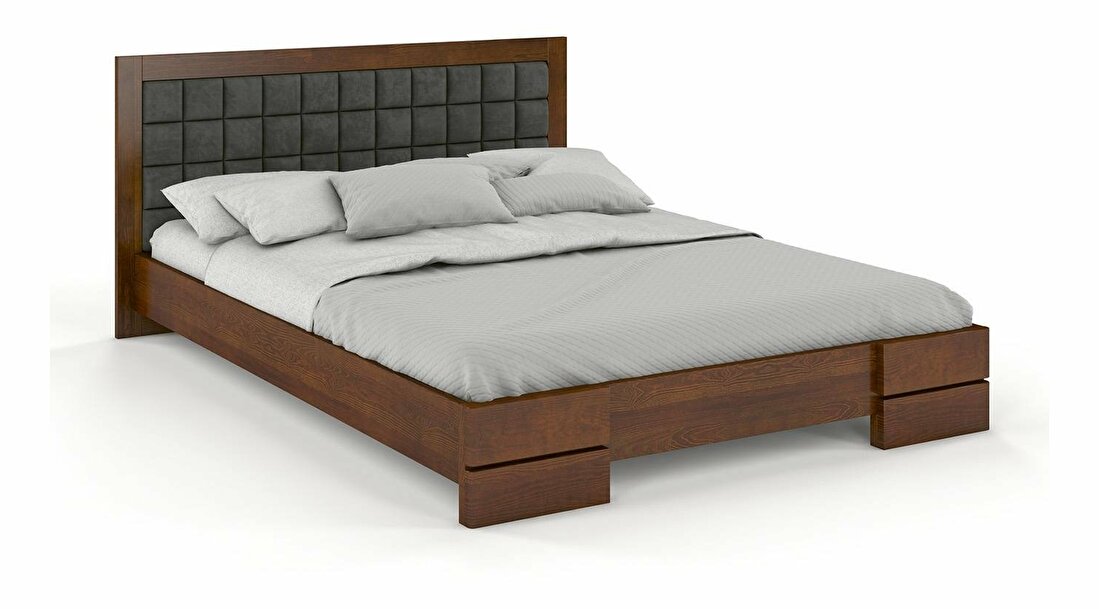 Manželská postel 200 cm Naturlig Storhamar (borovice)